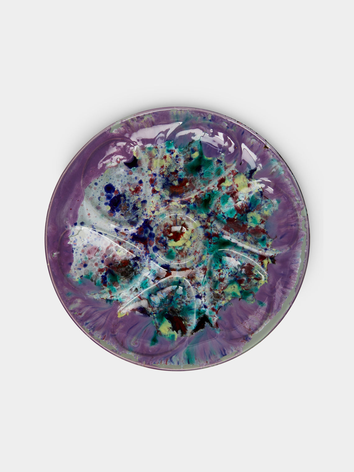 Antique and Vintage - 1960s Abstract Oyster Plate -  - ABASK - 
