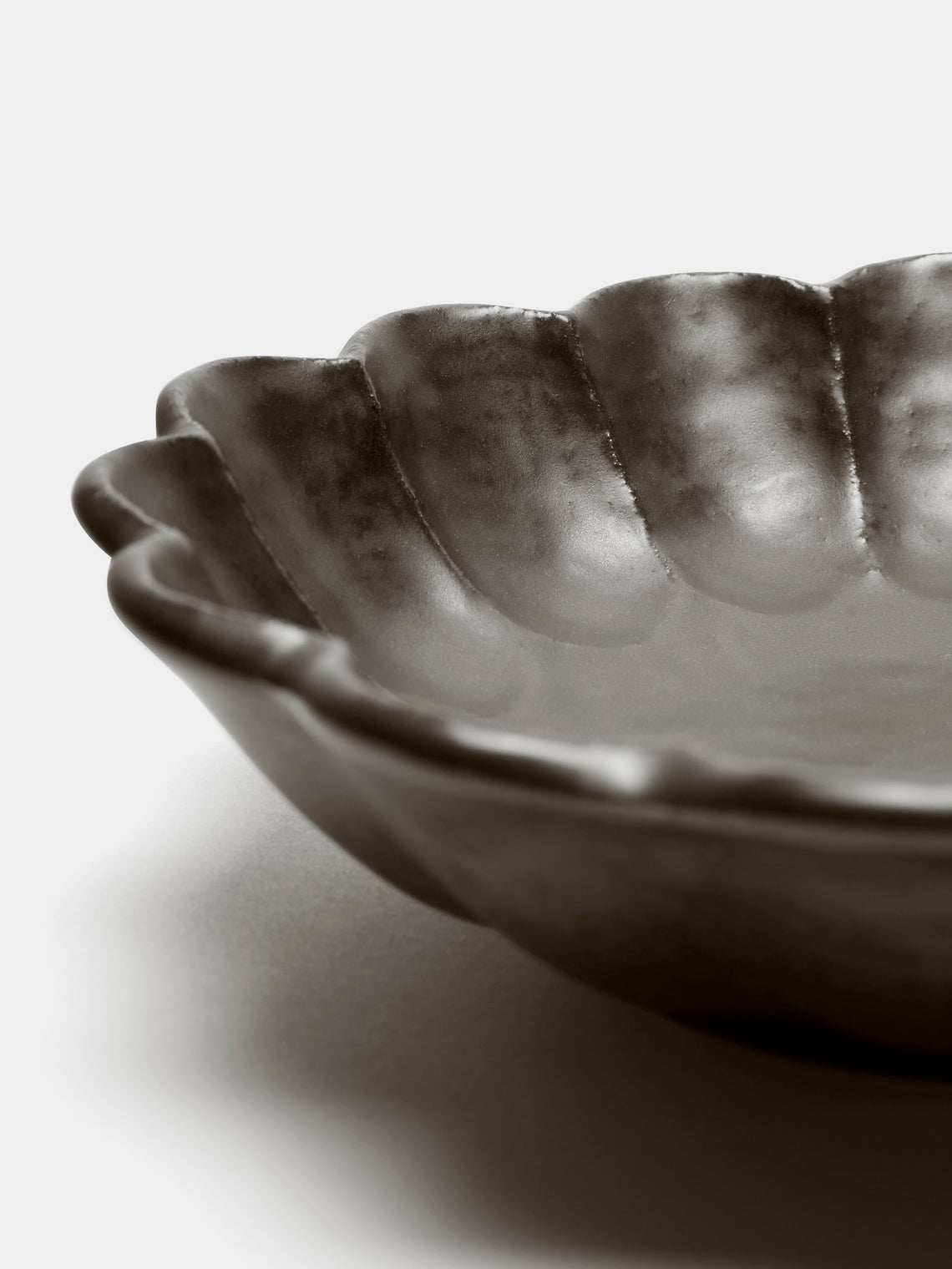 Kaneko Kohyo - Rinka Ceramic Medium Bowls (Set of 4) - Black - ABASK
