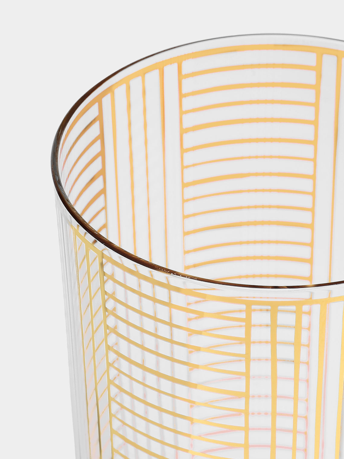 Lobmeyr - Series B Hand-Painted Crystal Cocktail Glass - Gold - ABASK