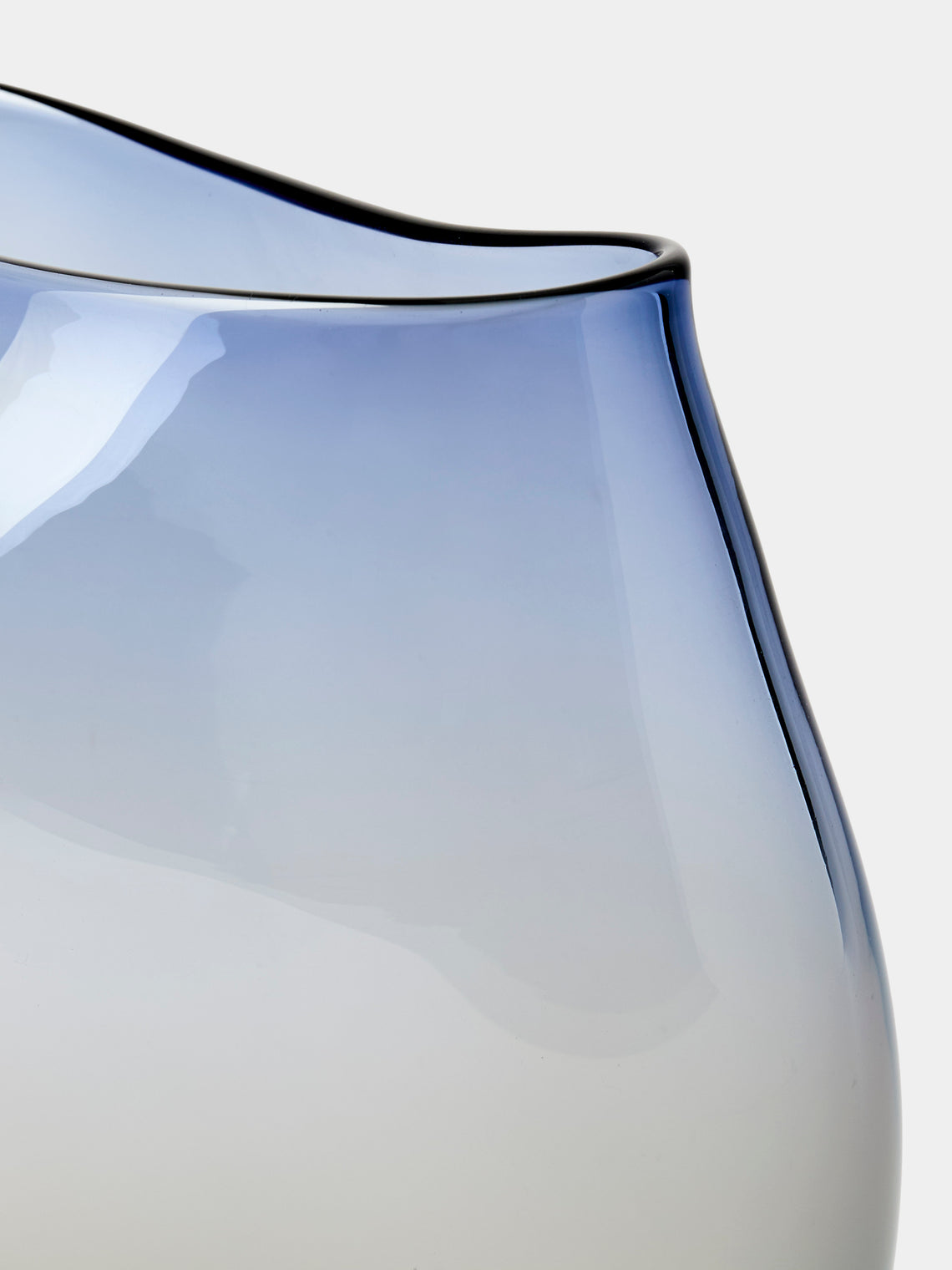 Michele Oberdieck - Ostfriesia Distraction I Hand-Blown Glass Bowl - Blue - ABASK