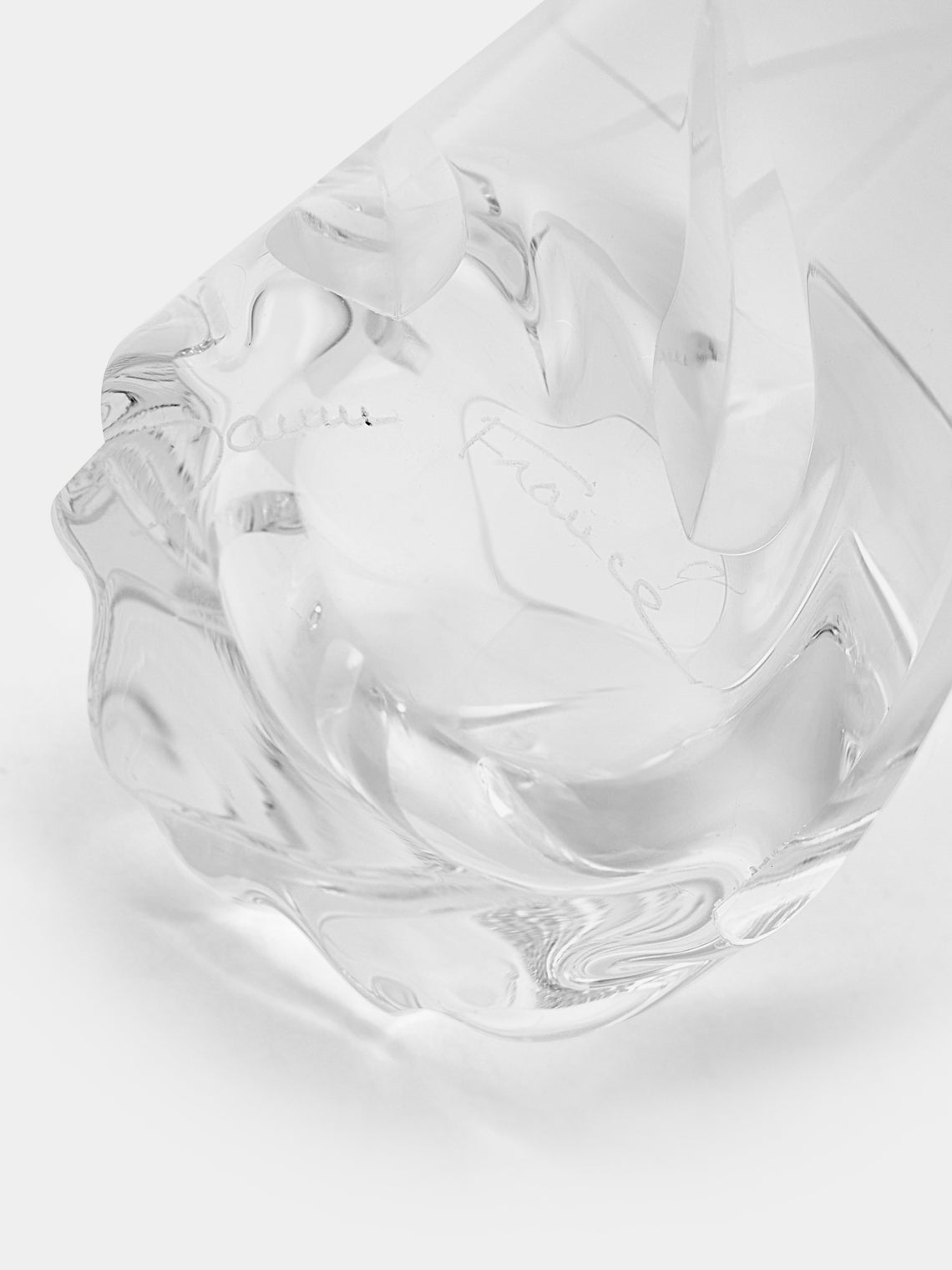 Antique and Vintage - 1950s Daum Crystal Highballs (Set of 12) - Clear - ABASK