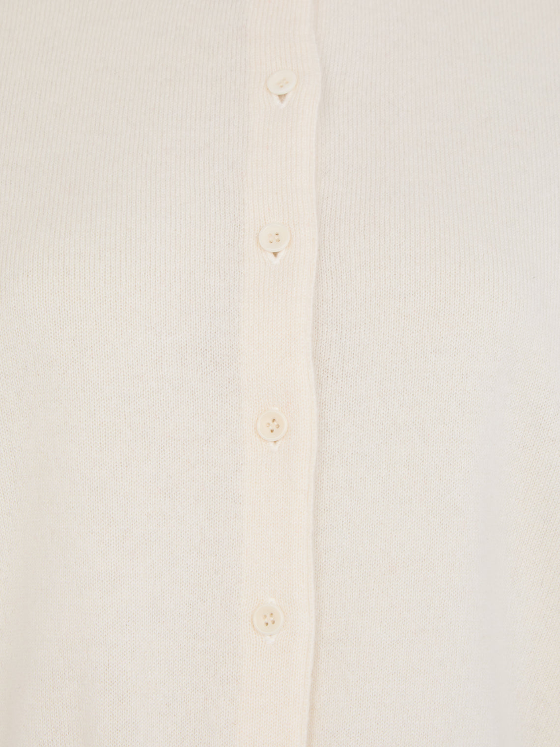 Ryan Roche - Cashmere Cropped Crew-Neck Cardigan -  - ABASK