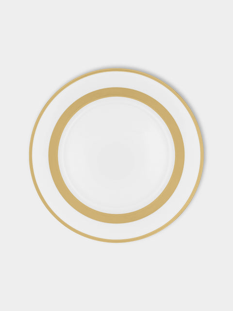 Robert Haviland & C. Parlon - William Porcelain Charger Plates – 12in/30cm (Set of 2) - Gold - ABASK- 