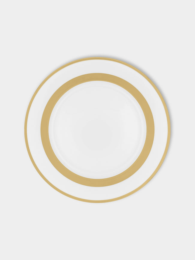 Robert Haviland & C. Parlon - William Porcelain Charger Plates – 12in/30cm (Set of 2) - Gold - ABASK- 