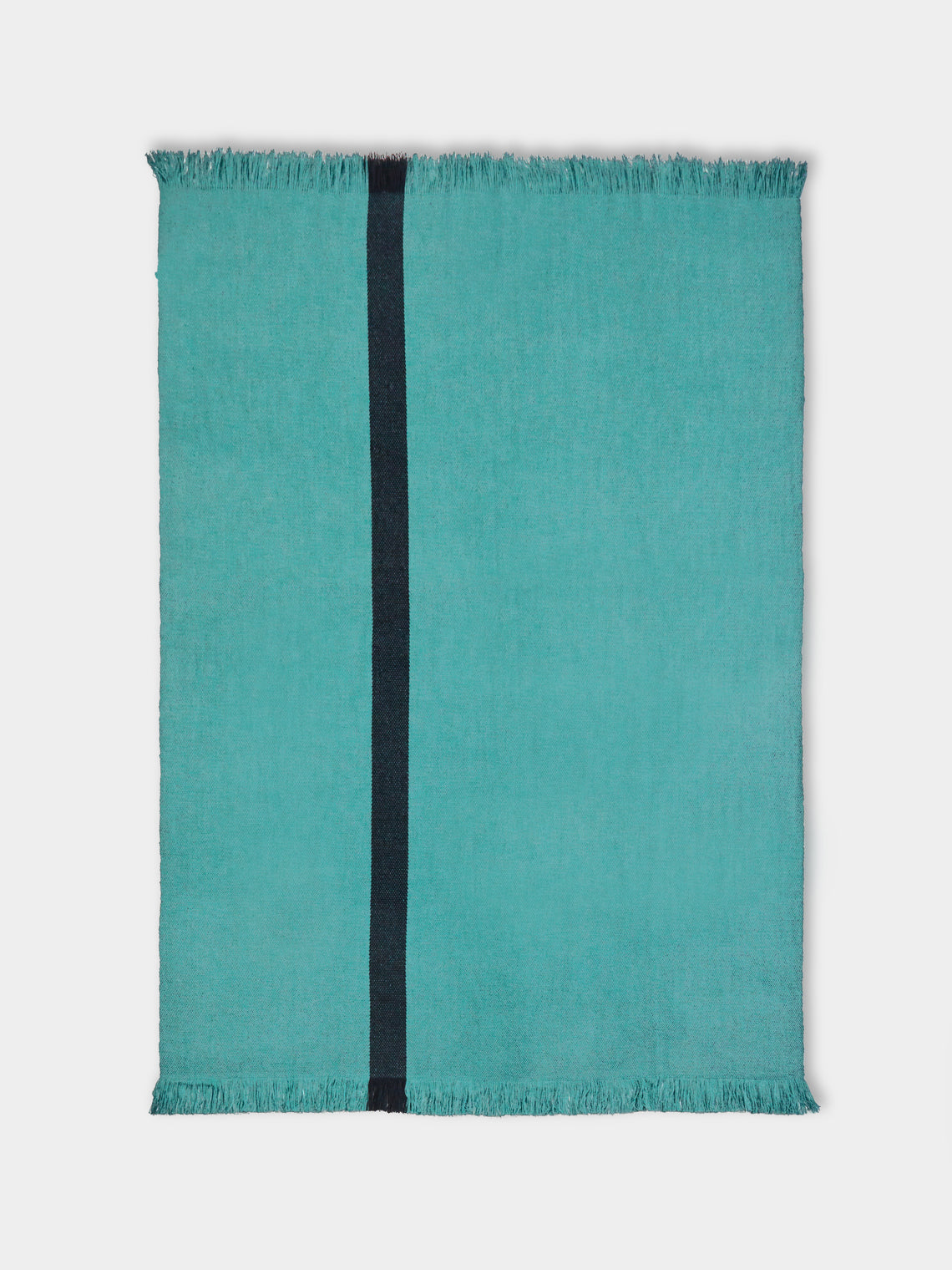 Otherways - Handwoven Yak Blanket (79in/2m) - Blue - ABASK - 