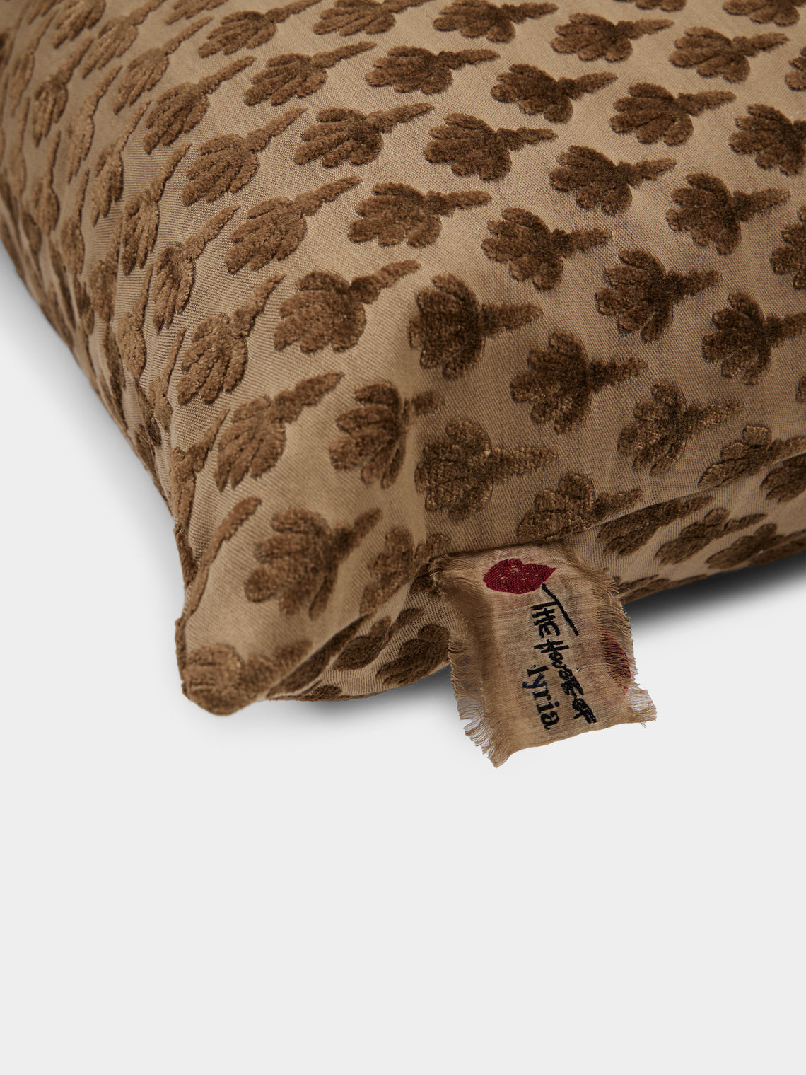 The House of Lyria - Abilio Cotton-Blend Cushion (23.5in/60cm) - Beige - ABASK