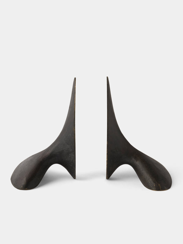 Carl Auböck - Brass Painted Bookends - Black - ABASK - 