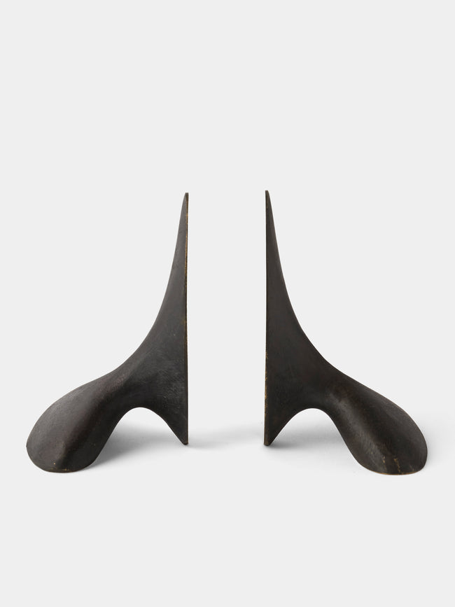 Carl Auböck - Brass Painted Bookends - Black - ABASK - 