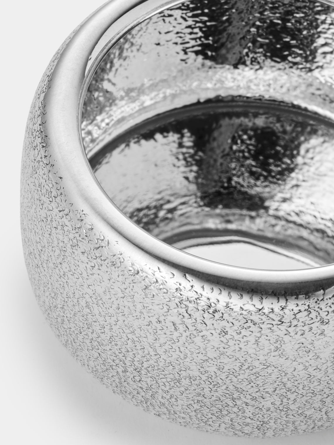 San Lorenzo - 1988 Afra and Tobia Scarpa Engraved Sterling Silver Tea Service (Set of 3) - Silver - ABASK