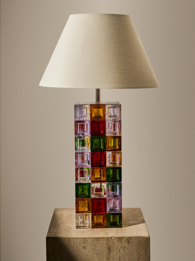 Antique and Vintage - Mid-Century Albano Poli Murano Glass Table Lamp - Multiple - ABASK