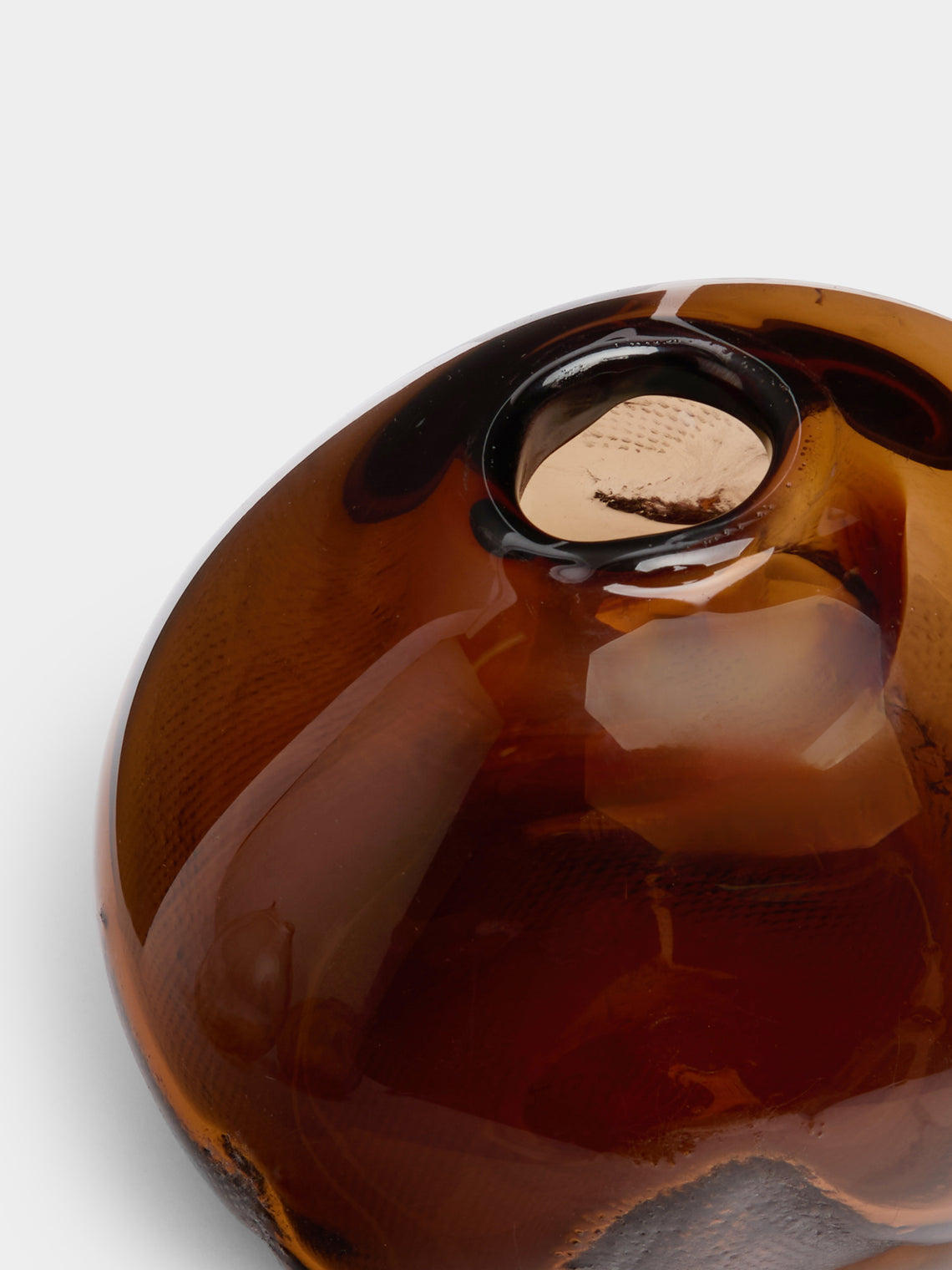 Hand-Blown Glass Bud Vase (5in/13cm)