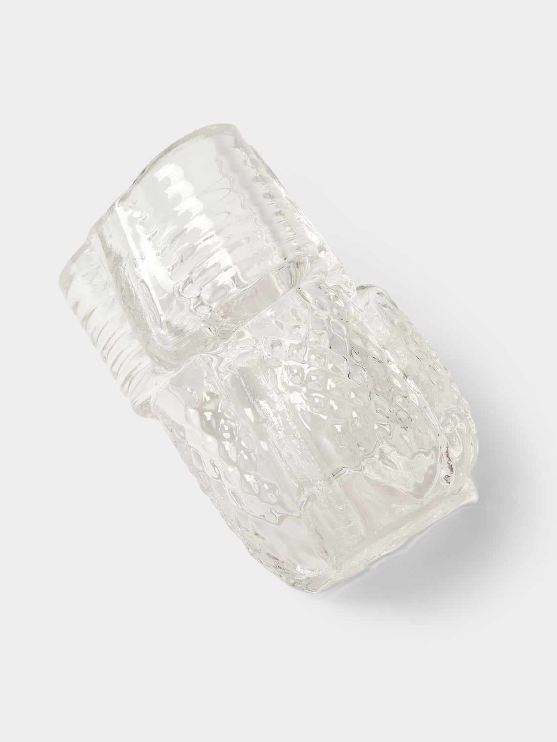 Hana Hillerová - Remix Hand-Blown Glass Vessel (9in/23cm) - Clear - ABASK