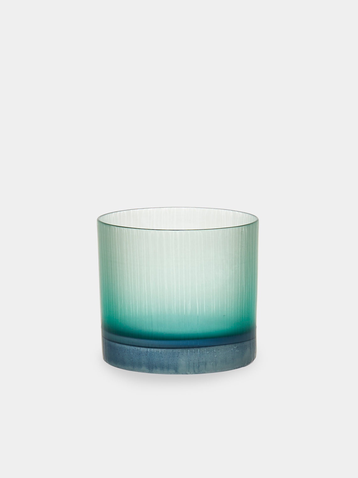 Takeyoshi Mitsui - Silence Hand-Blown Shot Glasses (Set of 4) - Blue - ABASK