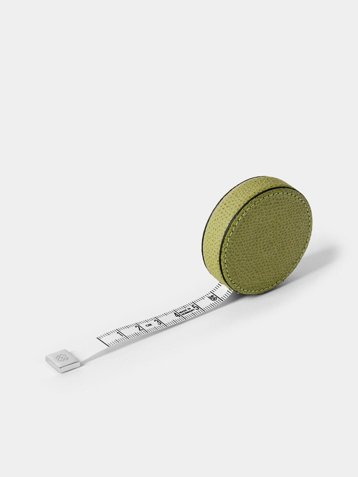 Giobagnara - Leather Pocket Roller Tape Measure - Green - ABASK
