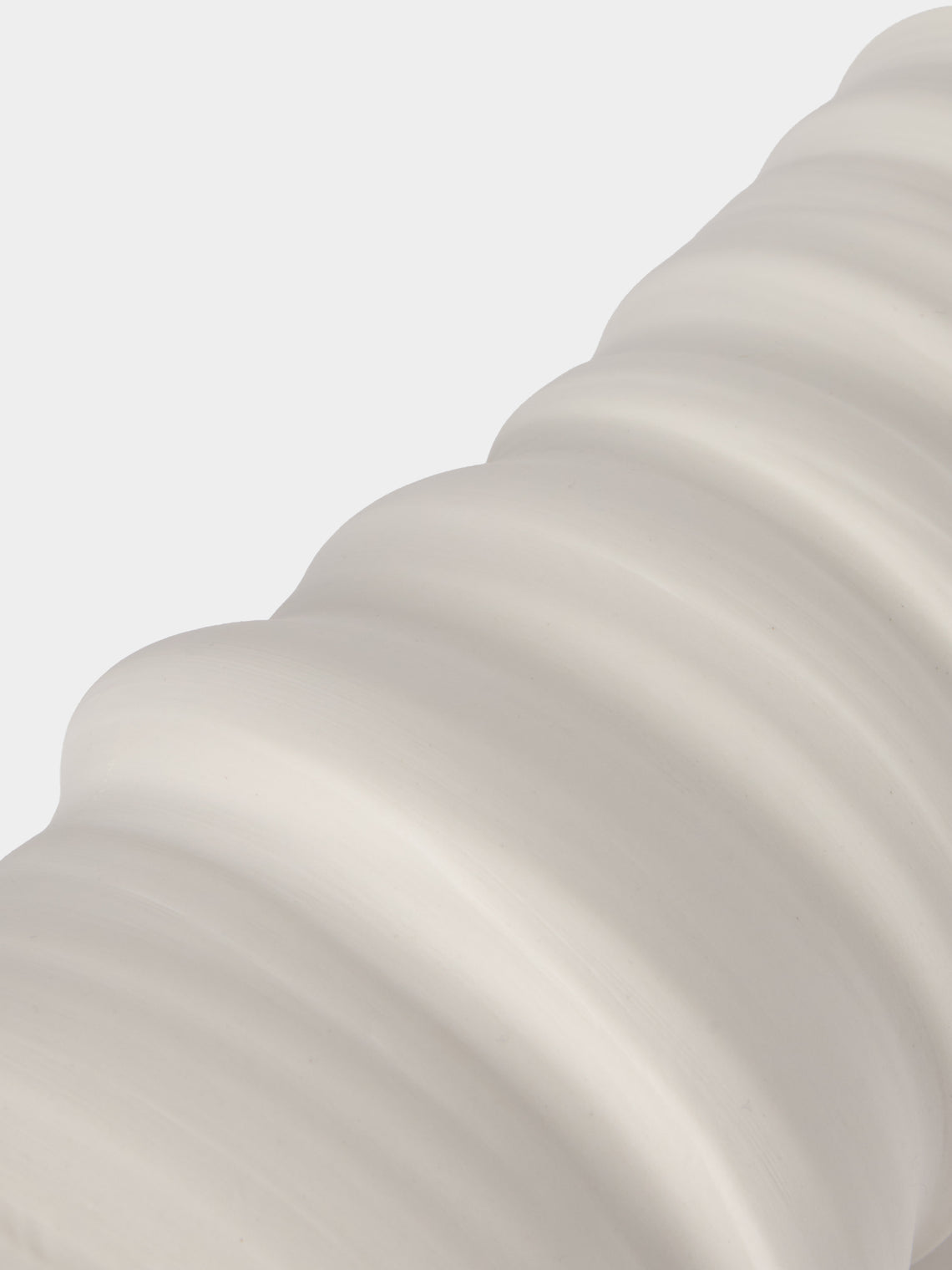 Johanne Coker - No. 7 Hand-Thrown Porcelain Vase (17.5in/45cm) - White - ABASK