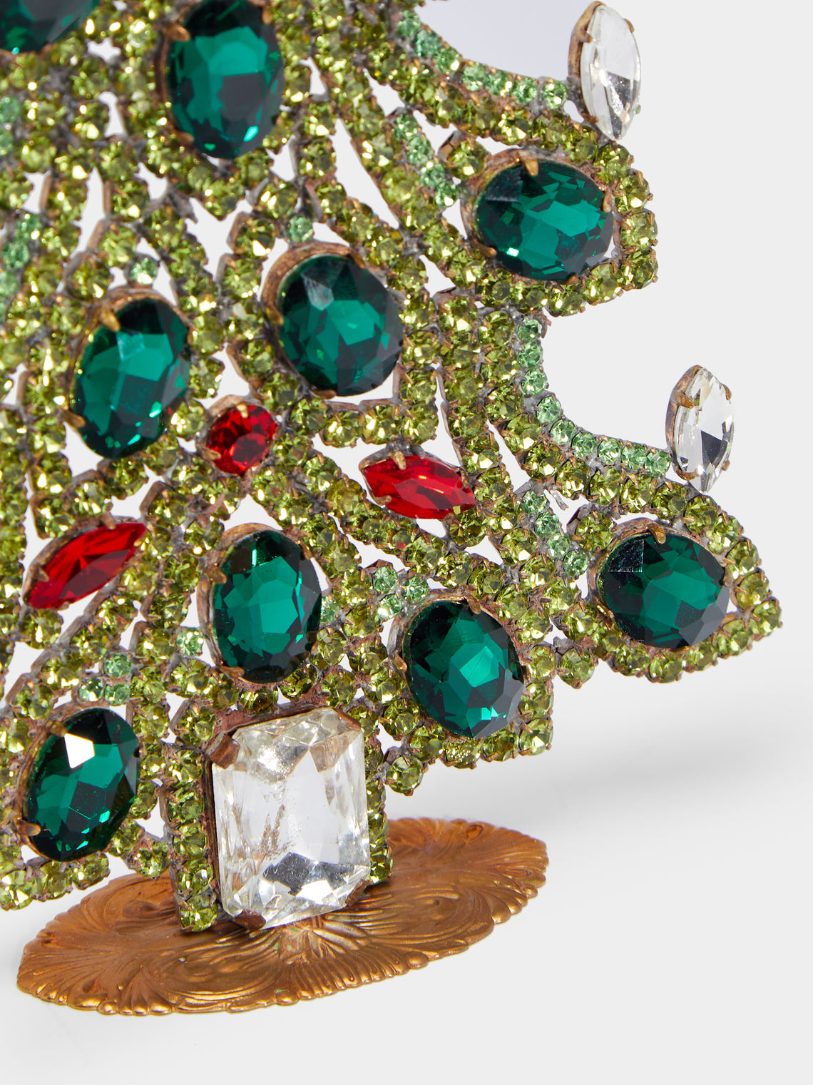 Antique and Vintage - 1930s Czech Jewelled Large Christmas Tree -  - ABASK