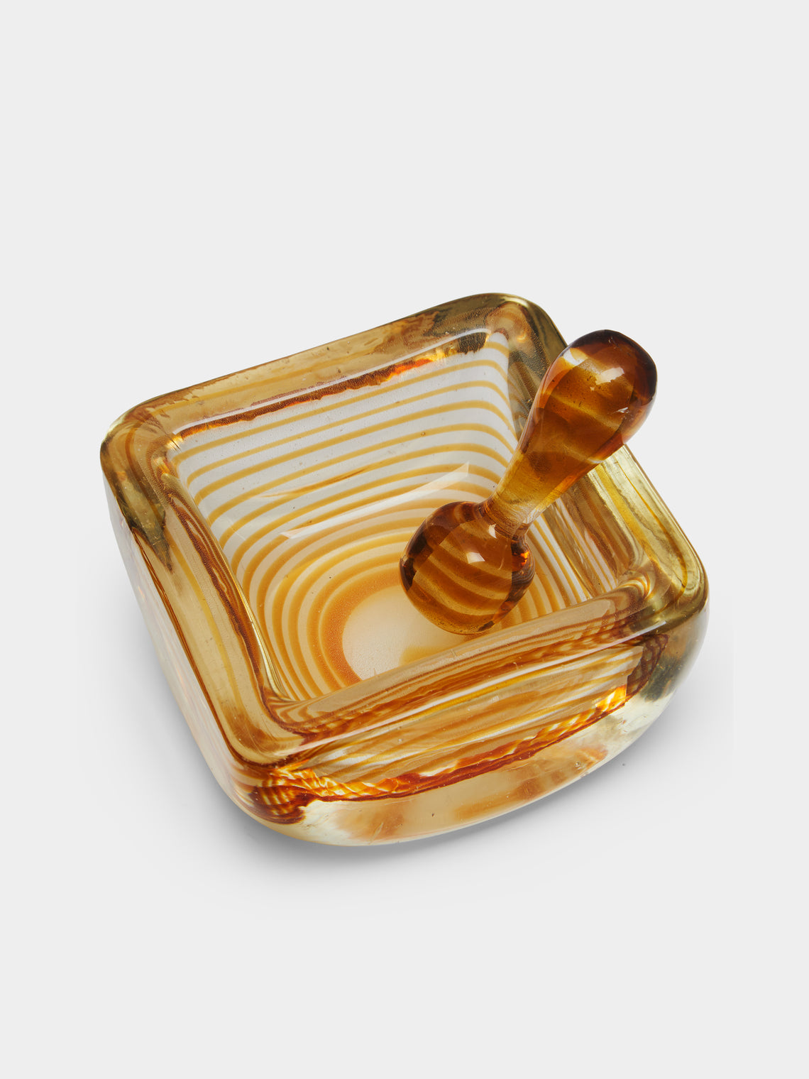 Antique and Vintage - 1960s Ercole Barovier Murano Glass Ashtray -  - ABASK