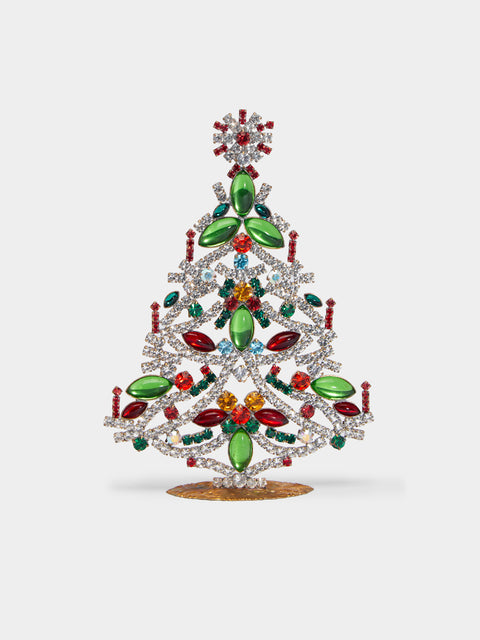 Antique and Vintage - 1930s Czech Jewelled Medium Christmas Tree -  - ABASK - 