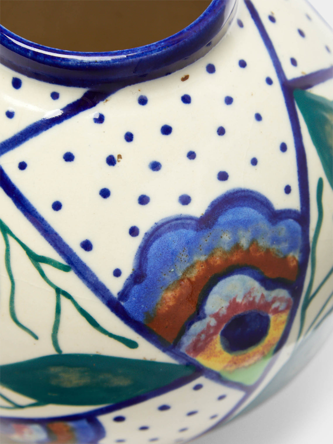 Antique and Vintage - 1910s Art Nouveau Ceramic Vase -  - ABASK