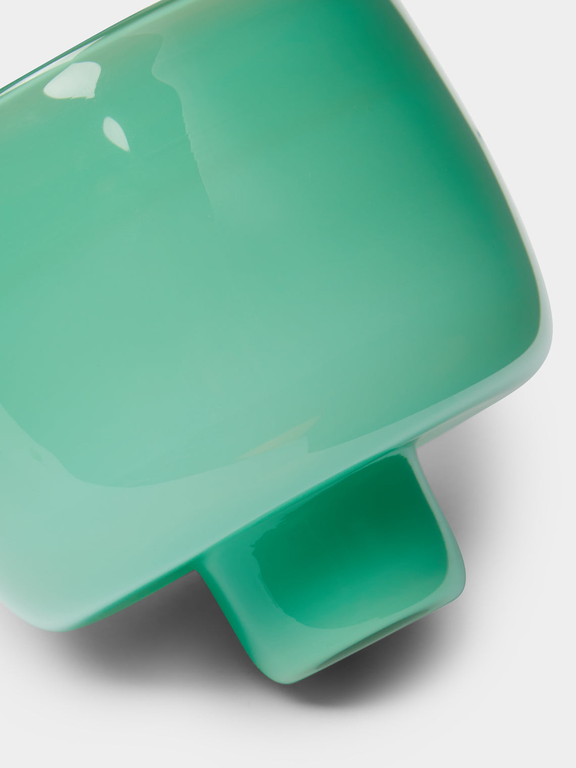 Pierrot Doremus - Hand-Blown Glass Ice Cream Bowls (Set of 4) - Green - ABASK