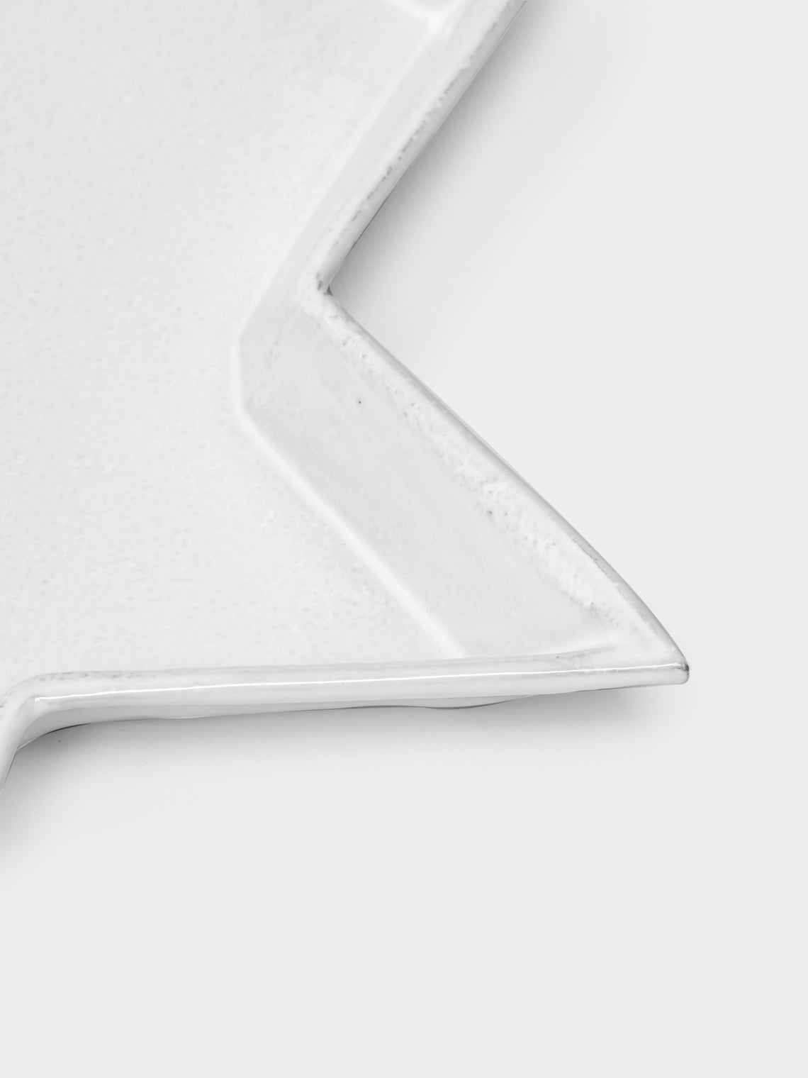 Astier de Villatte - Etoile Hand-Glazed Ceramic Dinner Plate (Set of 2) - White - ABASK