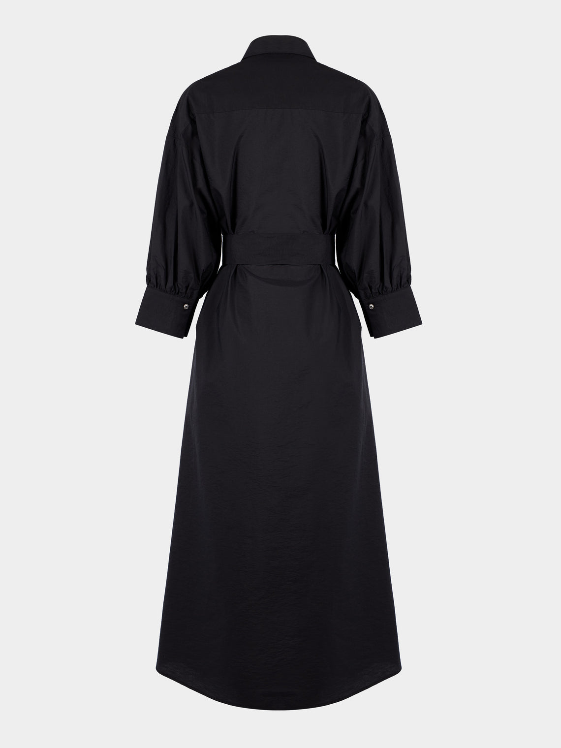 A.Shirt - Cordelia Linen Dress - Black - ABASK