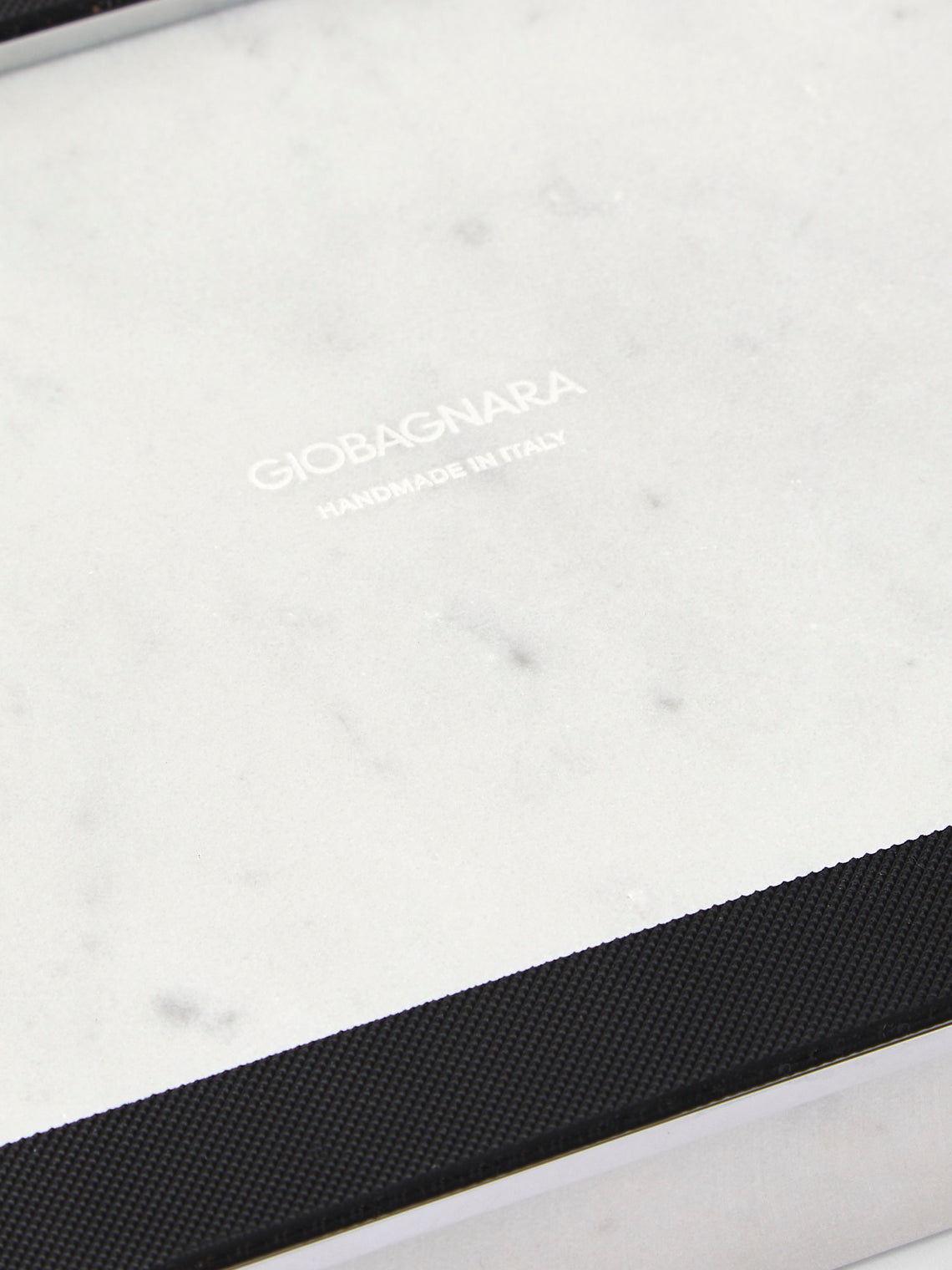 Giobagnara - Polo Marble Valet Tray (9.5in/24cm) - White - ABASK