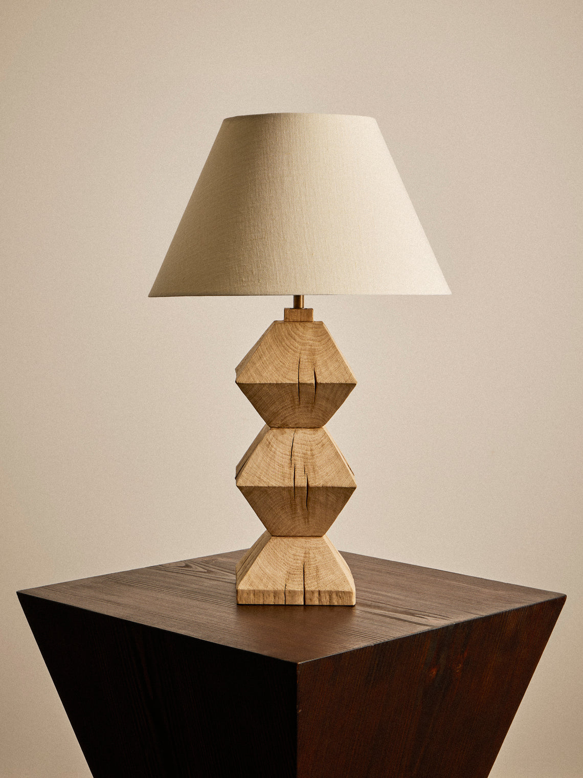 Jamie Gaunt Designs - No. 7 Natural Oak Table Lamp - Natural - ABASK