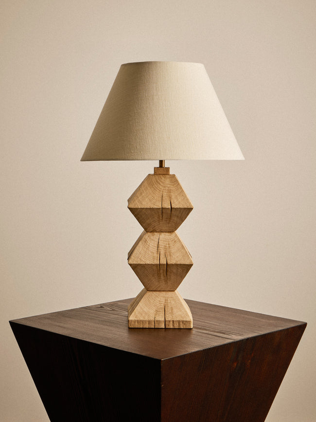 Jamie Gaunt Designs - No. 7 Natural Oak Table Lamp - Natural - ABASK