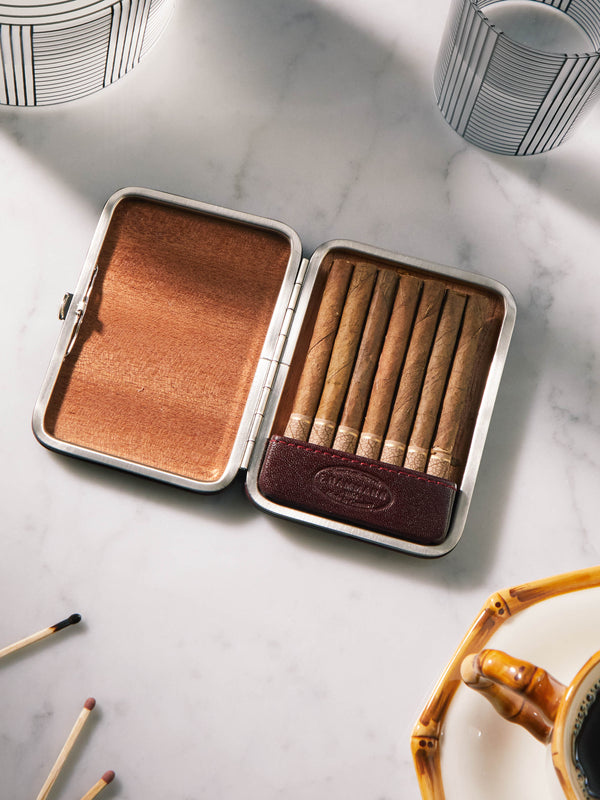 F. Hammann - Leather Cigarette Case -  - ABASK