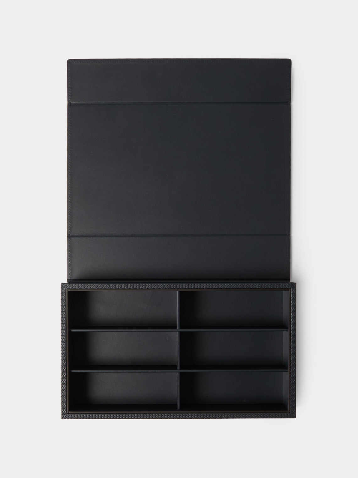 Pinetti - Leather Sunglasses Case - Navy - ABASK