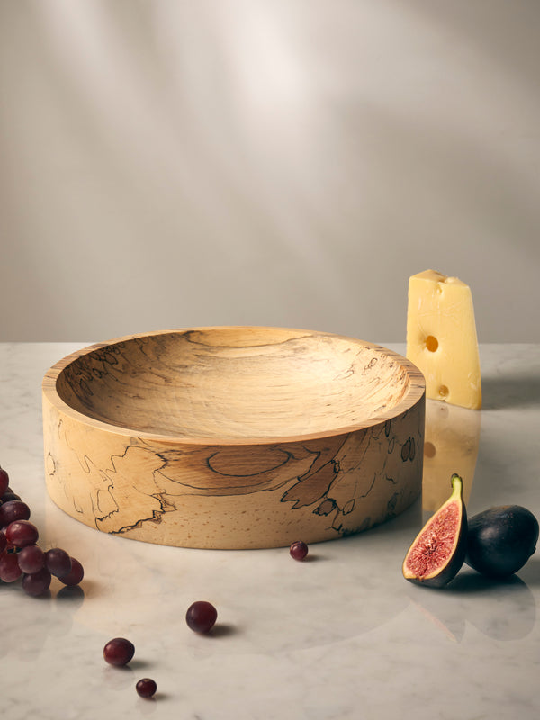 Bird & Branch - Spalted Beech Wood Medium Bowl - Natural - ABASK