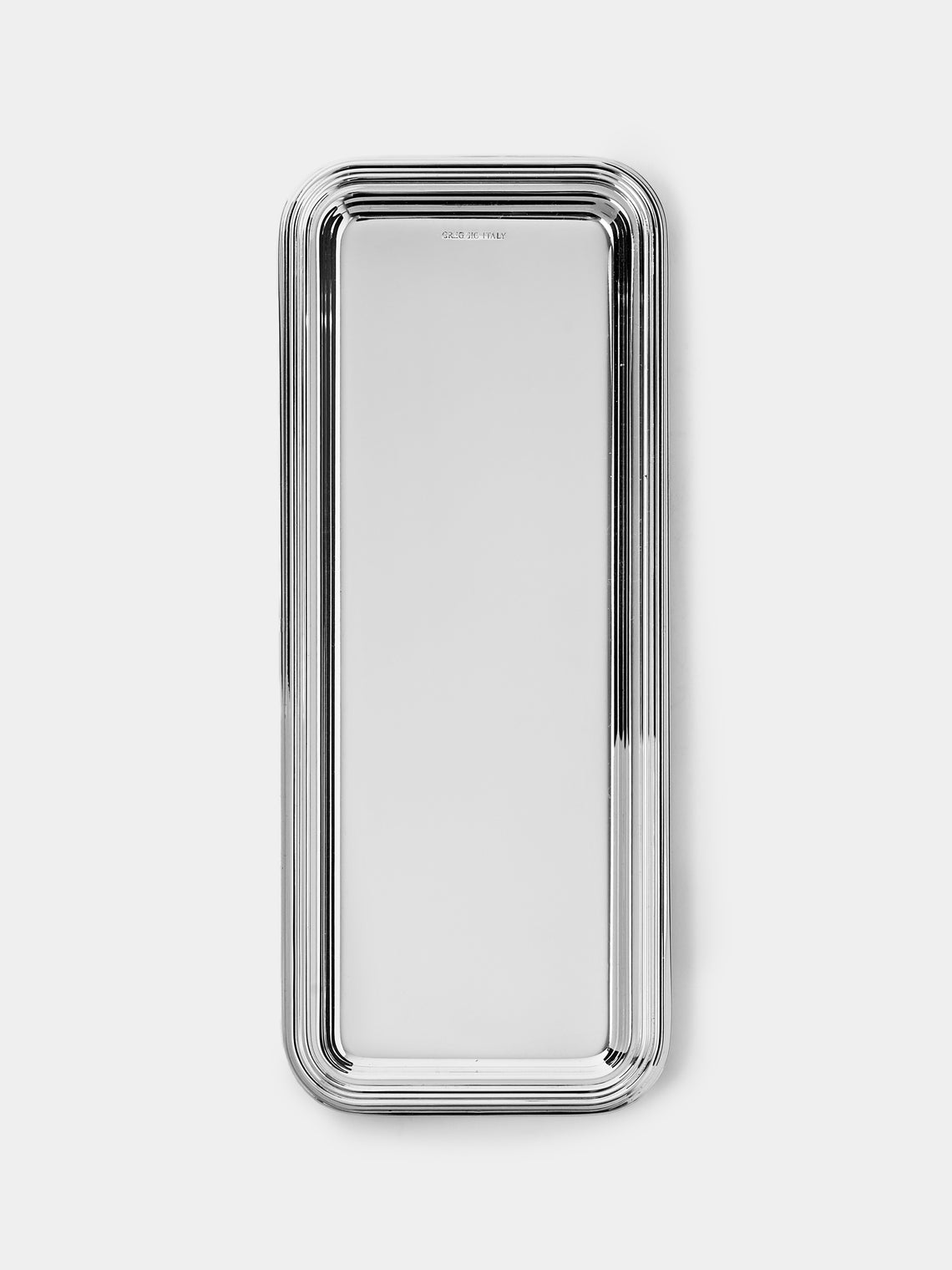 Greggio - English Silver-Plated Pen Tray - Silver - ABASK - 