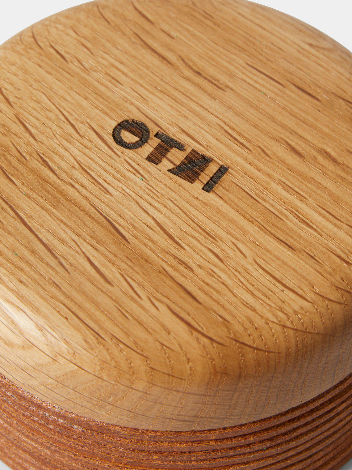 Otzi Studio - | Set of 10 | Gasket Leather Coasters - Tan - ABASK