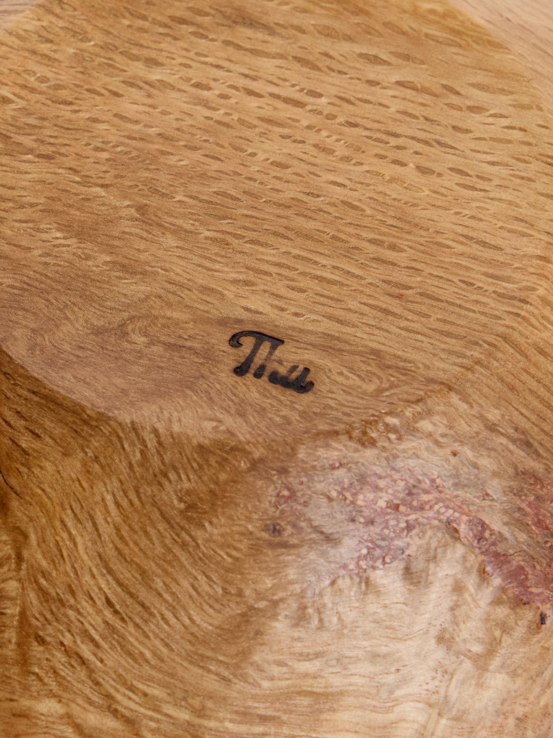Thursday Furniture - Hand-Turned Oak Bowl - Natural - ABASK