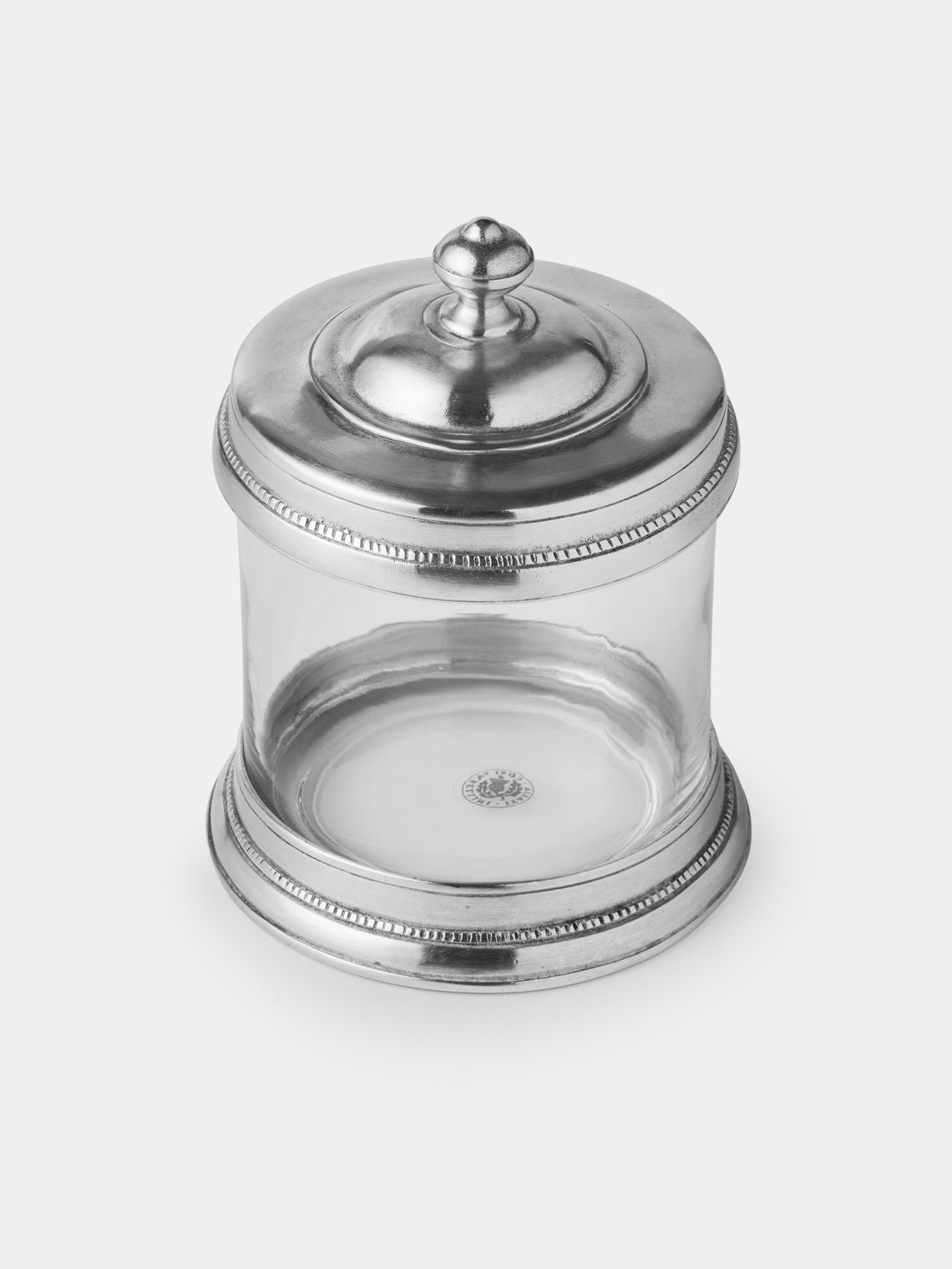 Cosi Tabellini - Toscana Pewter Cotton Wool Jar - Silver - ABASK