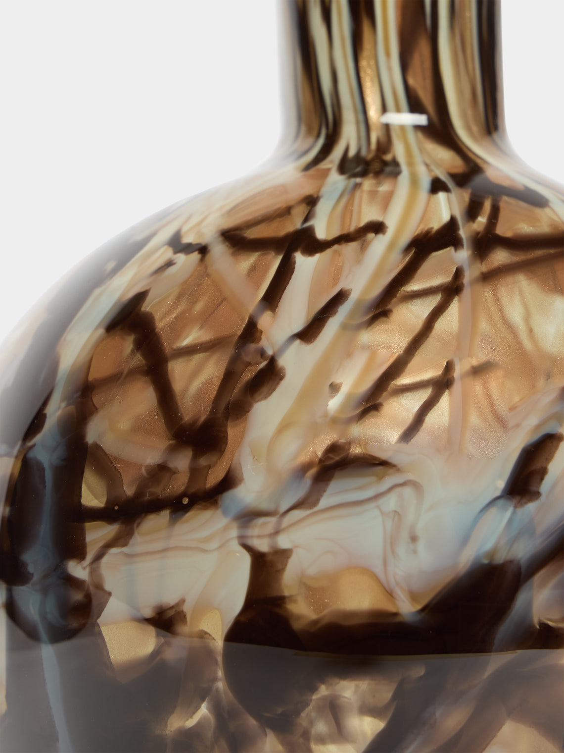 Martyn Thompson Studio - Penny Swirl Hand-Blown Glass Vase (14.5in/37cm) - Multiple - ABASK