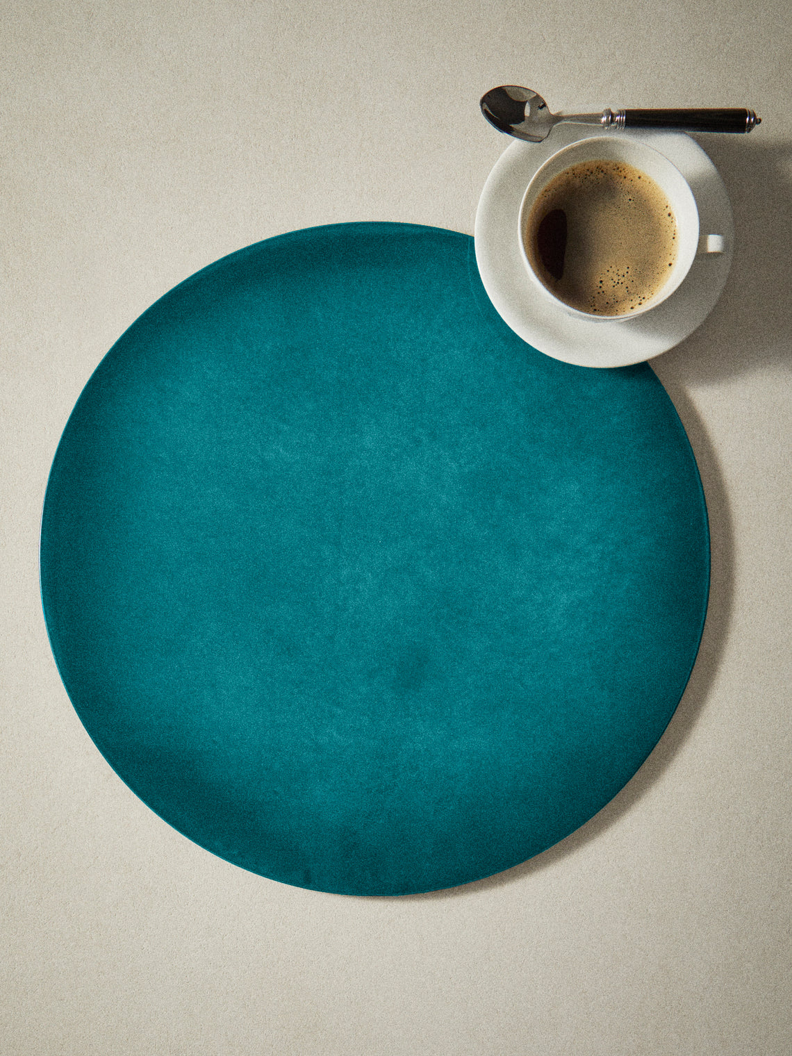 MAAR Design - | Set of 4 | Oceano Hand-Painted Lacquered Placemats - Blue - ABASK