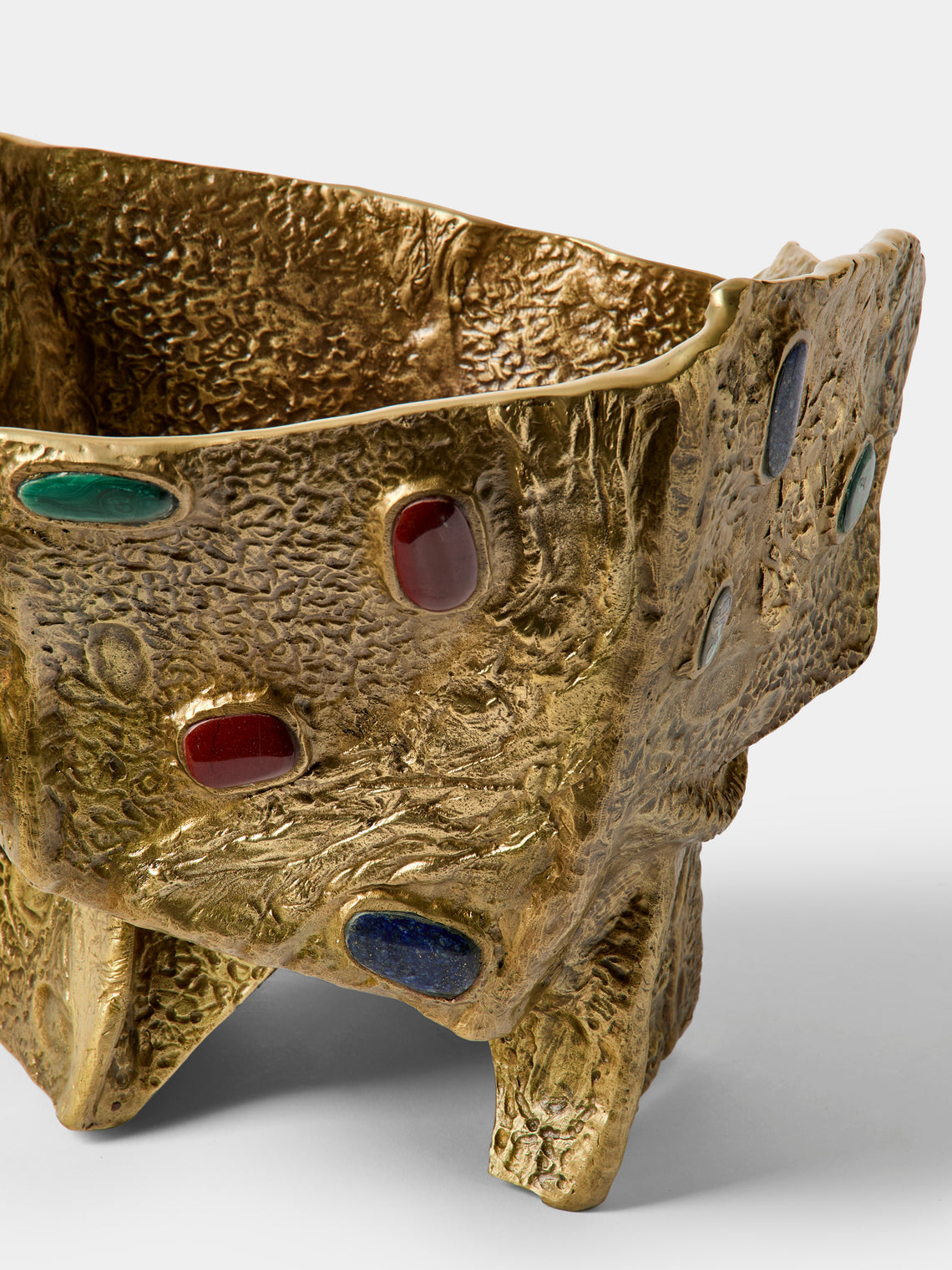 Viya - Tutti Frutti Brass Champagne Bucket - Gold - ABASK