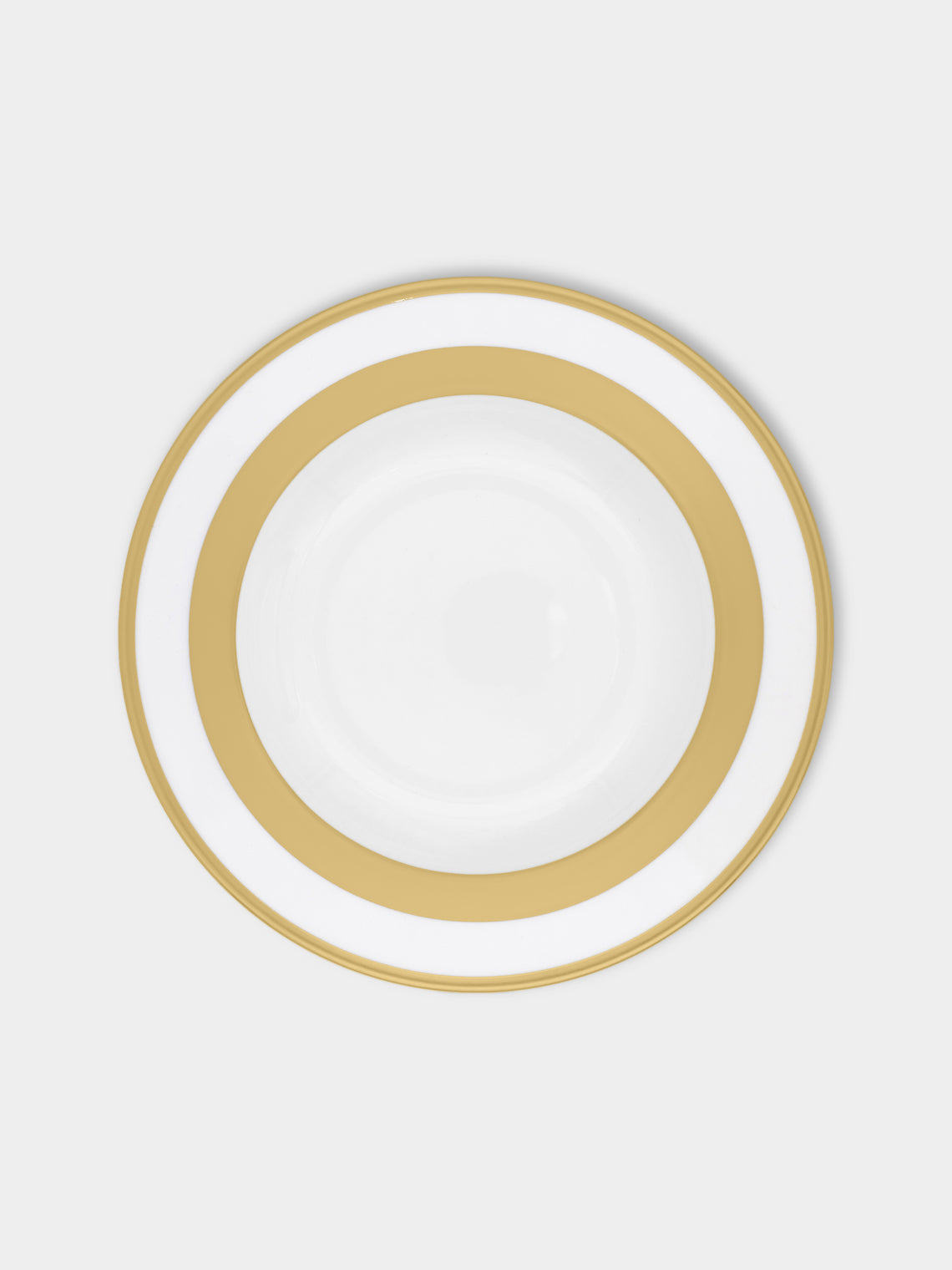 Robert Haviland & C. Parlon - William Porcelain Soup Plates – 9in/23cm (Set of 2) - Gold - ABASK- 