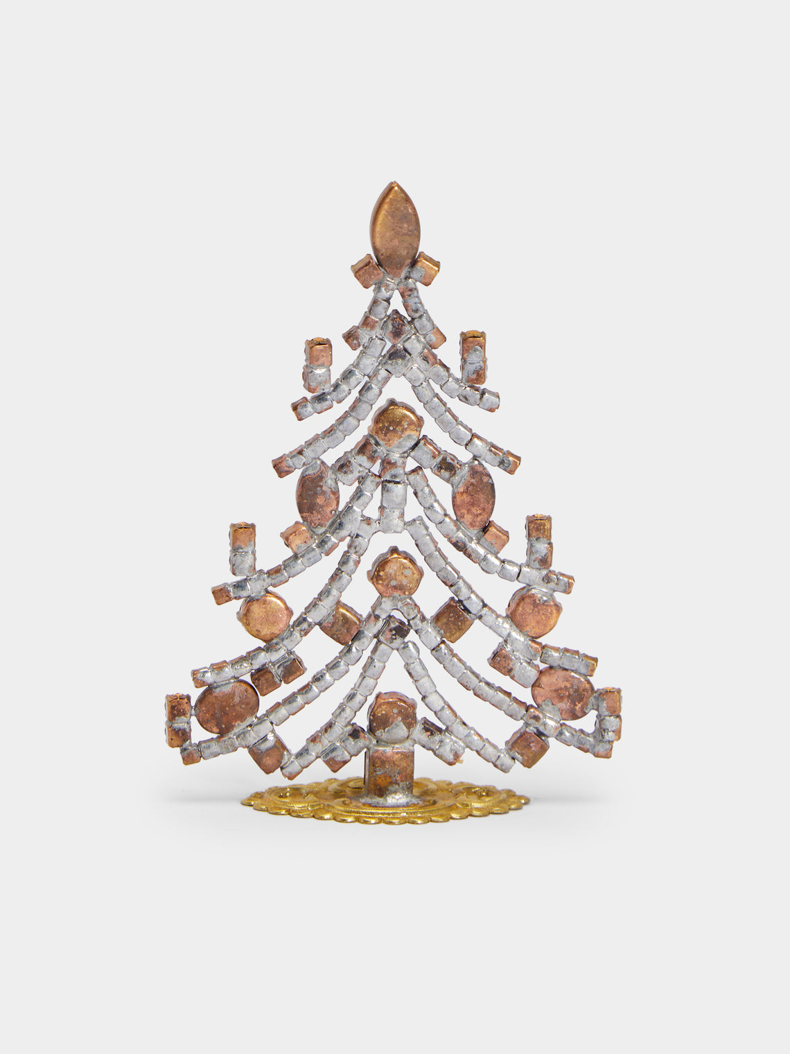 Antique and Vintage - 1930s Czech Jewelled Medium Christmas Tree -  - ABASK