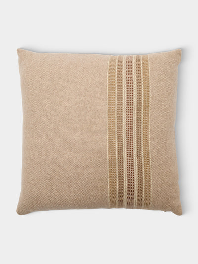 Alonpi - Diana Cashmere Cushion (19.5in/50cm) - brown - ABASK - 