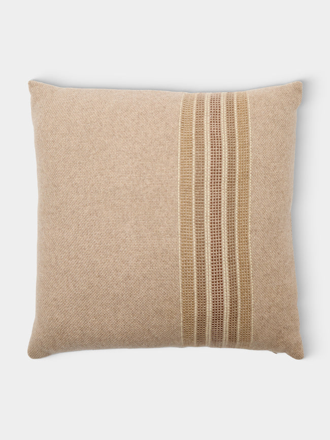 Alonpi - Diana Cashmere Cushion (19.5in/50cm) - brown - ABASK - 