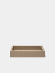 Giobagnara - Soft Leather Valet Tray (8in/20cm) - Beige - ABASK - 