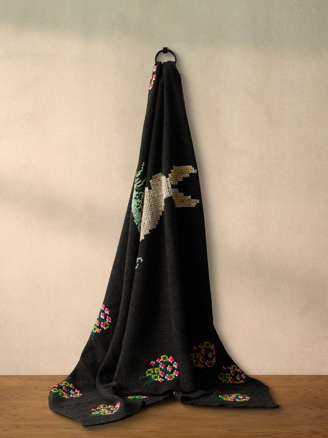 Saved NY - Peter Cashmere Throw (79in/2m) - Multiple - ABASK