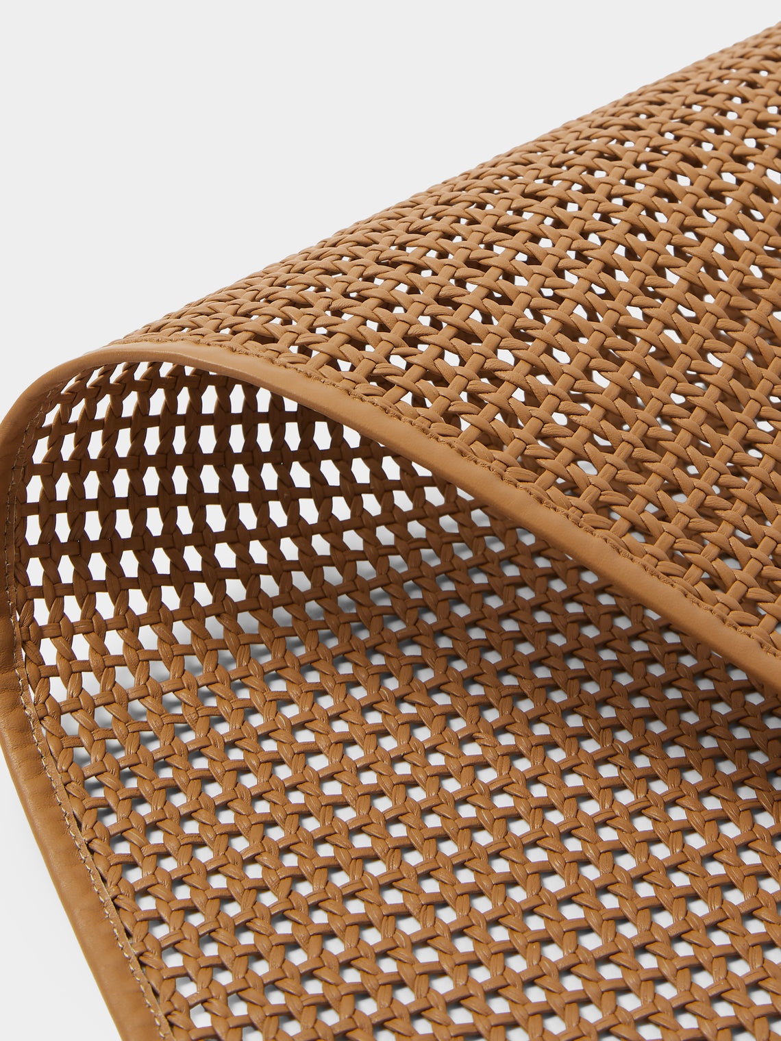 Pigment France - Pascale Plaited Leather Placemat - Brown - ABASK