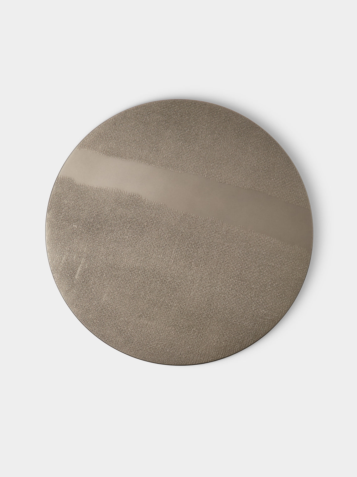 MAAR Design - | Set of 4 | Platino Hand-Painted Lacquered Placemats - Gray - ABASK
