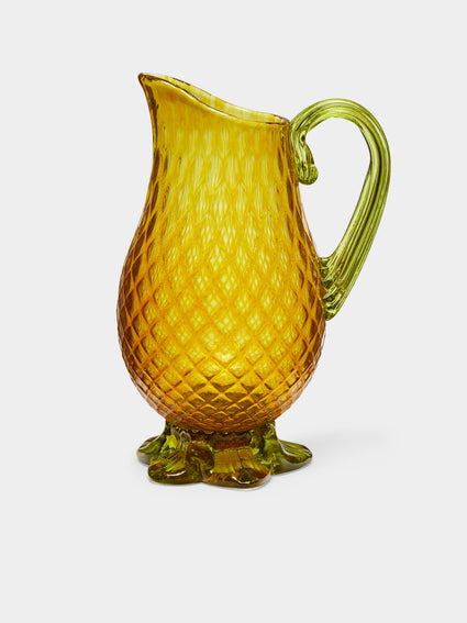 Andrew Iannazzi - Pineapple Hand-Blown Glass Pitcher -  - ABASK - [thumbnail]