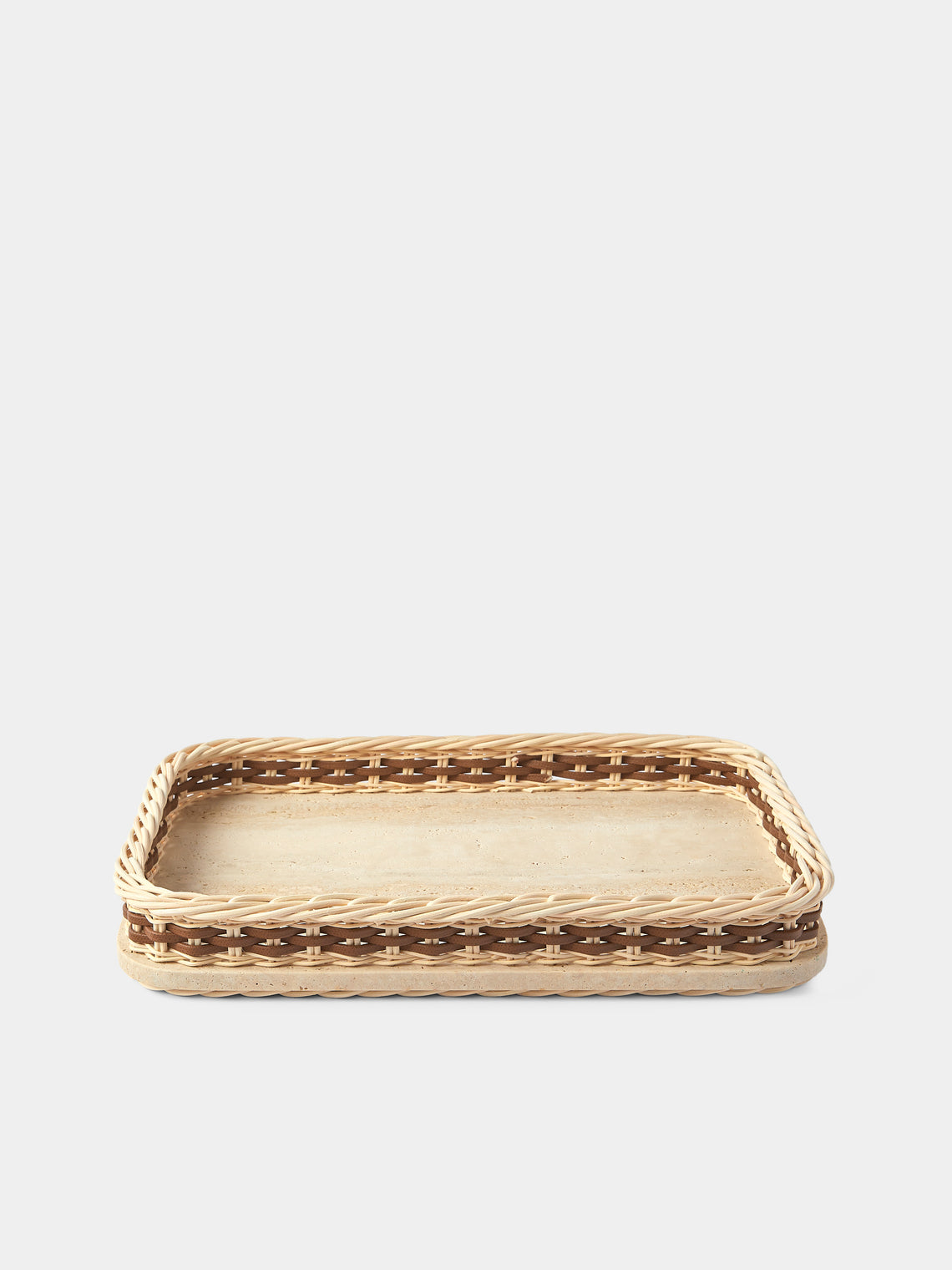 Pigment France - Orsay Marble Tray (15.5in/40cm) - Natural - ABASK