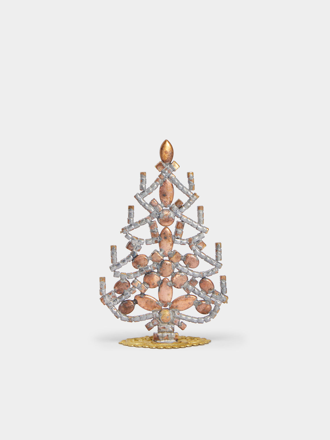 Antique and Vintage - 1930s Czech Jewelled Small Christmas Tree -  - ABASK
